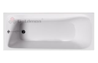 Ванна чугунная Goldman Comfort CF17075 170x75см с ножками
